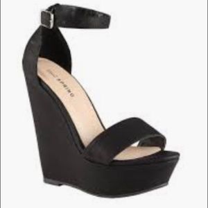 “Fralirien” from Call It Spring! (Black Wedges)